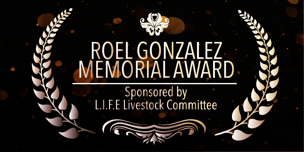 Roel Gonzalez Memorial Award