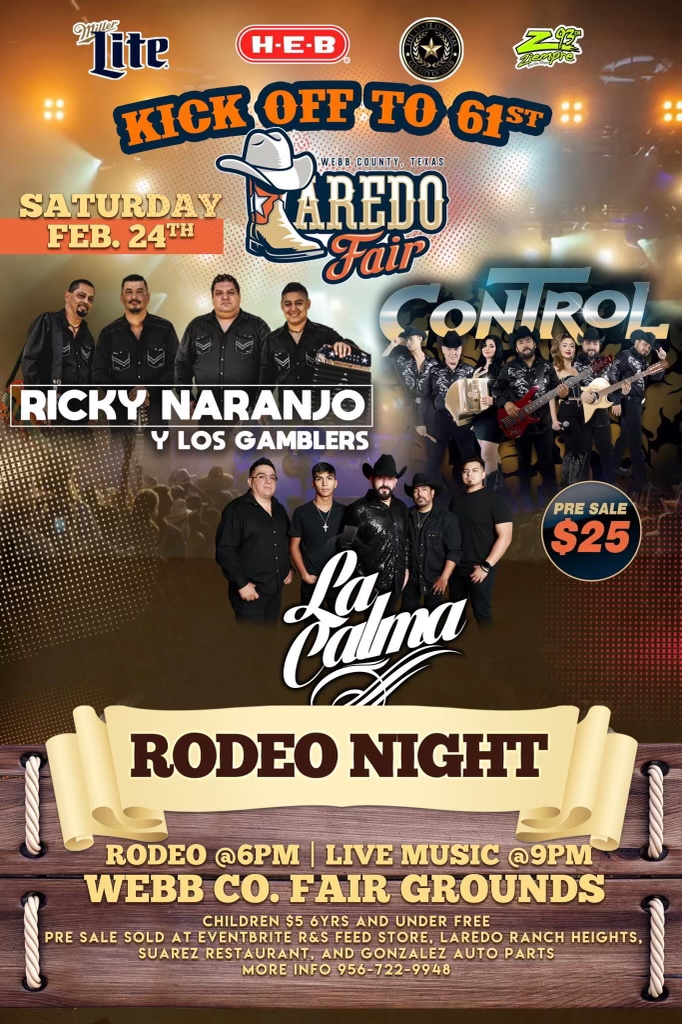 Kick off for the 61st Annual Laredo Fair - Saturday, February 24